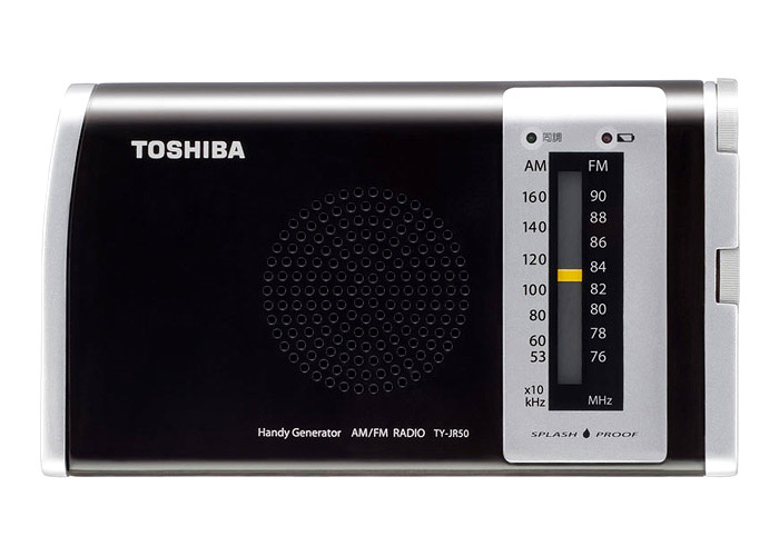 TOSHIBA 防水充電ラジオ TY-JR50(K) tf8su2k